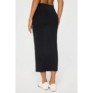 Fabletics Skirt Womens S Black PureLuxe High Waist Pencil Fitted Stretch Active‎